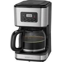 Coffee maker Clatronic KA 3642 Black, Stainless steel Cup volume=14 Timer, Display