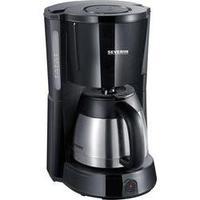 Coffee maker Severin KA 4131 Black, Stainless steel (brushed) Cup volume=8 Thermal jug