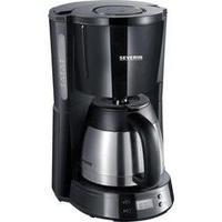 Coffee maker Severin KA 4141 Black, Stainless steel (brushed) Cup volume=8 Timer, Thermal jug