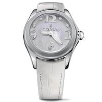 Corum Watch Bubble Mother of Pearl Ladies White