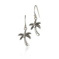 Coconut Tree Drop Earrings