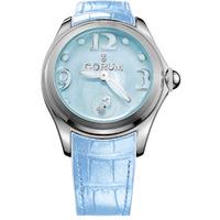 Corum Watch Bubble Mother of Pearl Ladies Blue