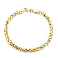 Consise 18K Yellow Gold Plated Mother\'s Day Gift Twisted Rope bracelet Womens Elegant Jewelry Lucky Female Bracelet