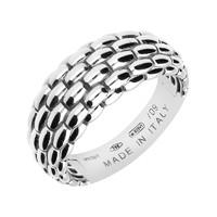 copy of fope lux 18ct white gold signature weave ring