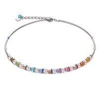 coeur de lion swarovski multicolour crystal pearl necklace