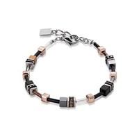 coeur de lion black copper geo cube bracelet