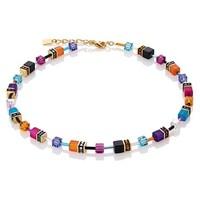 Coeur De Lion Deep Multicolour Cube Necklace