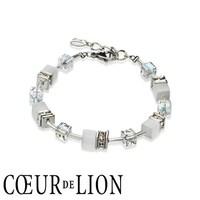 Coeur De Lion White Geo Cube Bracelet