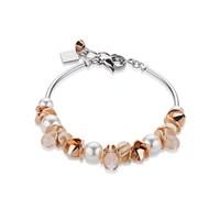 coeur de lion rose gold shell pearl bracelet