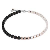 coeur de lion black and white necklace