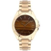 Coach Ladies Gold Plated Stainless Steel Watch 14502053