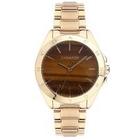 Coach Ladies Gold Plated Stainless Steel Watch 14502053