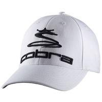 Cobra 2016 Pro Tour Cap - Wht/Blk - 1 Sze