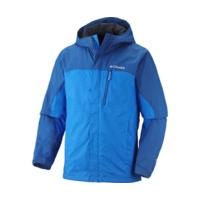 columbia pouring adventure jacket men hyper blue marine blue