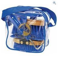 cottage craft junior horse grooming kit colour royal blue