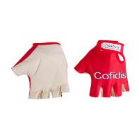 Cofidis Lycra Mitts 2017 - Red/White - XXL