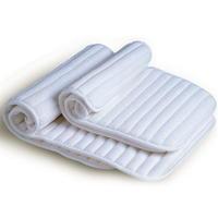 Cottage Craft Channel Quilt Leg Wraps White Set Of 4