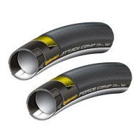 Continental GP Force Comp and Attack Comp Tubular Road Tyre Set - 700c x 22-24mm