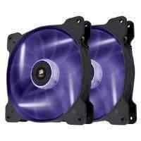 corsair air series sp140 high static pressure fan 140mm with purple le ...