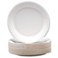 CPD 7 Inch White Paper Plate - 100 Pack
