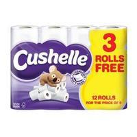 CPD 12 Pack of Cushelle Toilet Rolls White M01411