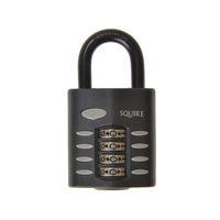 cp50cs combination padlock 4 wheel closed shackle 50mm