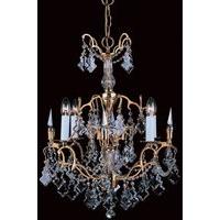 CP00669/4 Four Light Crystal Preciosa Chandelier