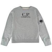 cp company junior boys lens logo sweatshirt