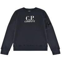 cp company junior boys lens logo sweatshirt