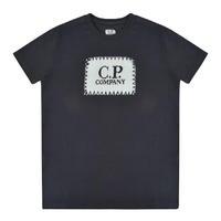 CP COMPANY Junior Boys Patch Logo T Shirt