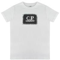 CP COMPANY Junior Boys Patch Logo T Shirt