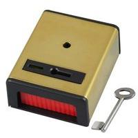 CQR Panic Button & Key Personal Attack Hold-Up Device Brass Finish