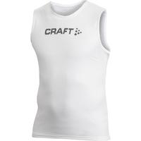 Craft Superlight Mesh Sleeveless Base Layer White Print