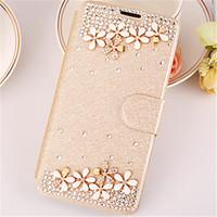 Crystal Surface Diamond Look PU Leather Full Body Case with Kickstand For iPhone 7 7 Plus 6s 6 Plus SE 5s 5