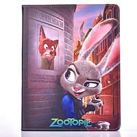 Crazy Animals Pattern PU Leather Case with Stand and Card Slot for iPad Mini 3/2/1