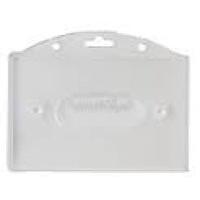 CRYSTAL POLYCARBONATE RIGID - BADGE HOLDER - PACK 50 IN