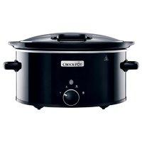 Crockpot 5.7 Litre Hinged Lid Slow Cooker Gloss Black