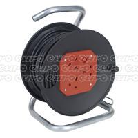 CR25/1.5 Cable Reel 25mtr 3 x 230V Heavy-Duty Thermal Trip
