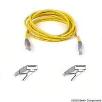 Crossover Cable Moulded UTP (Yellow Cable with Grey Boot) 10m