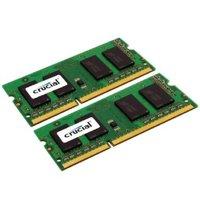 Crucial 8GB Kit (4GBx2) DDR3 1600 MT/s (PC3-12800) CL11 SODIMM 204pin 1.35V/1.5V Single Ranked