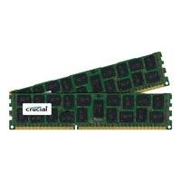 Crucial 64GB kit (32GBx2) DDR3 PC3-10600 Registered ECC 1.35V 4096Meg x 72 Memory