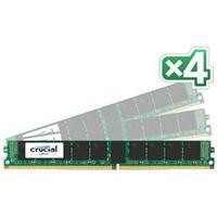 Crucial 64GB Kit (16GBx4) DDR4 2133 MT/s (PC4-2133) CL15 DR x4 VLP ECC Registered DIMM 288pin