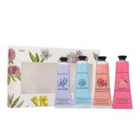 Crabtree and Evelyn Hand Therapy Gift Set 4 x 25ml Hand Cream (Lavender + La Source + Pomegranate Arga