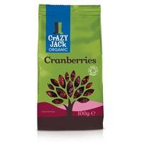 Crazy Jack Organic Cranberries 100g
