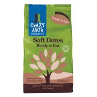 Crazy Jack Organic Soft Dates RTE 250g