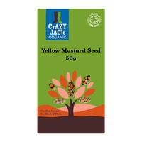 Crazy Jack Mustard Seeds - Yellow 50g