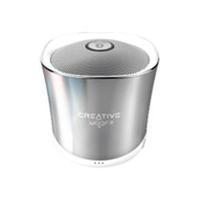 Creative Woof 3 Micro-sized Bluetooth Speaker - Winter Chrome