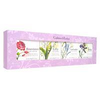 Crabtree & Evelyn Rosewater 40g + Lily 40g + Lavender 40g + Iris 40g Soaps
