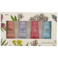 Crabtree & Evelyn Hand Therapy Gift Set 4 x 25ml Hand Cream (Lavender + La Source + Pomegranate Argan & Grapeseed + Pear and Pink Magnolia)