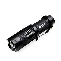 CREE Q5 Waterproof 3 Modes Mini LED Flashlight Adjustable Focus Zoomable Torch Lights